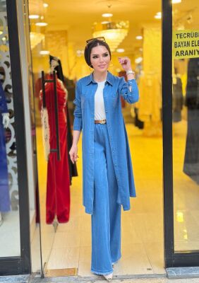 0710 SELMA CEPLİ KOT TAKIM - 3