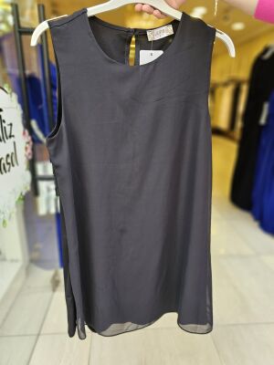 1001 kısa krep içlik siyah - 1