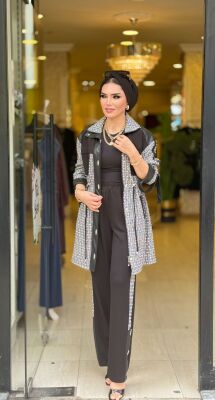 1003 CHANEL TAKIM SİYAH - 1