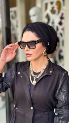 1014 MOZAİK TAKIM SİYAH - 4