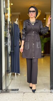 1014 MOZAİK TAKIM SİYAH - 2