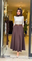 1060 FİLİZ ETEK KAHVERENGİ - 10