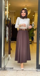 1060 FİLİZ ETEK KAHVERENGİ - 9