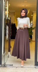 1060 FİLİZ ETEK KAHVERENGİ - 7