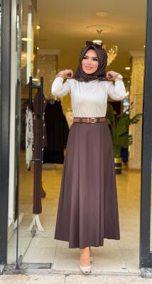 1060 FİLİZ ETEK KAHVERENGİ - 5