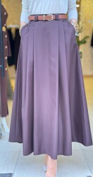 1060 FİLİZ ETEK KAHVERENGİ - 1