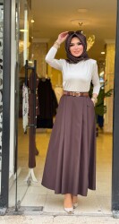 1060 FİLİZ ETEK KAHVERENGİ - 11