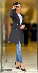 1134 destan kruvaze ceket siyah - 4