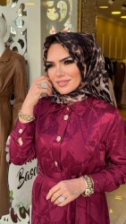 1189 REYNA ELBİSE BORDO - 