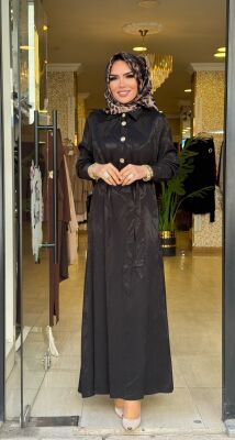 1189 REYNA ELBİSE SİYAH - 3