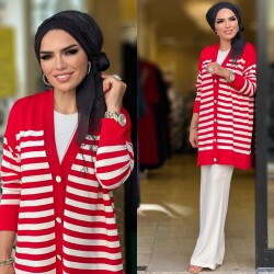 1222 GÜL HIRKA KIRMIZI - 
