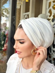 1323 DÜĞÜMLÜ BONE ekru - 2