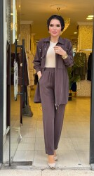 1497 KÖPRÜLÜ TAKIM KAHVERENGİ - 5