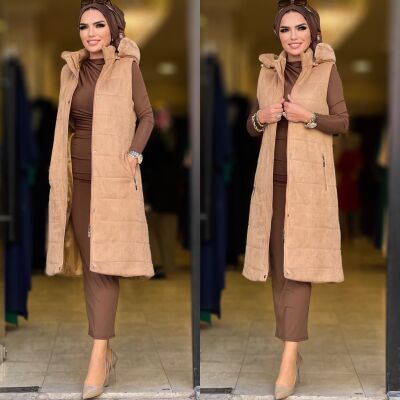1701 NUBUK YELEK CAMEL - 1