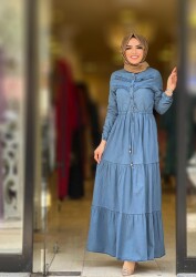 1810 KOT ELBİSE AÇIK MAVİ - 3