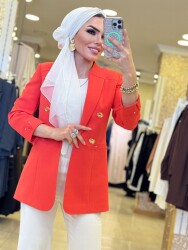 1906 ELİF CEKET TURUNCU - 