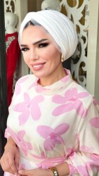 1982 LİLYUM PEMBE ELBİSE - 