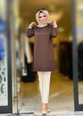 2156 OMZU DÜĞMELİ KAHVERENGİ - 3