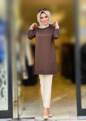 2156 OMZU DÜĞMELİ KAHVERENGİ - 2