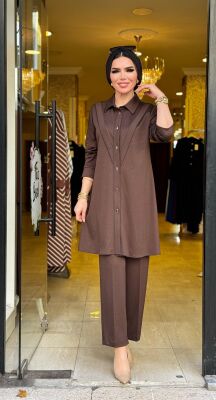 2226 IŞILTI TAKIM KAHVERENGİ - 2