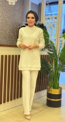 2927 PELUŞ TAKIM BEYAZ - 