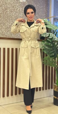 3049 NUBUK TRENÇ KOT TAŞ - 2