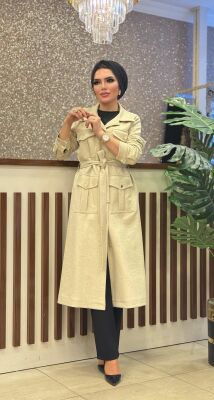 3049 NUBUK TRENÇ KOT TAŞ - 7