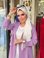 3079 NOSHE LİLA CEKET - 1