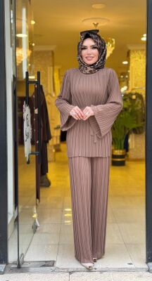 31304 PİLİSELİ TAKIM CAMEL - 3