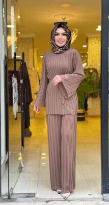 31304 PİLİSELİ TAKIM CAMEL - 1