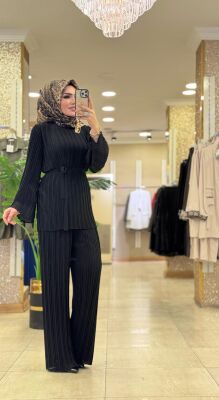 31304 PİLİSELİ TAKIM SİYAH - 5