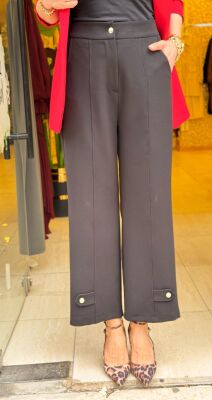 3216 BERMUDA PANTOLON SİYAH - 1