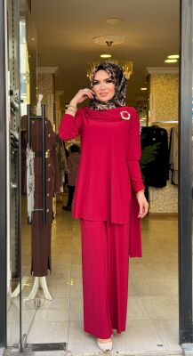 3299 CANDY TAKIM BORDO - 4