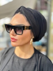 3331 TÜLLÜ SİYAH BONE - 