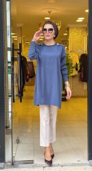 3456 ŞEYDA TUNİK İNDİGO - 2