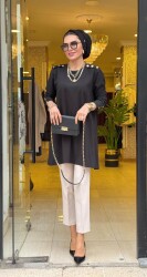 3456 ŞEYDA TUNİK SİYAH - 2