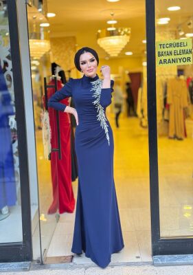 4210 ASİL ABİYE LACİVERT - 2