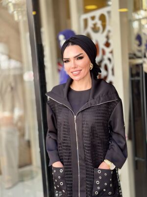 4334 FİLELİ NARE TAKIM SİYAH - 2