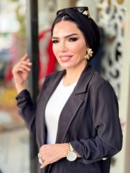 4430 LİVA SİYAH CEKET - 