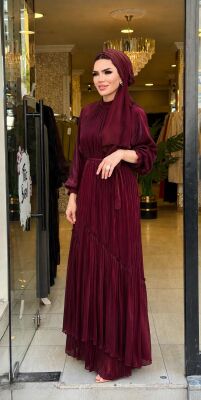 4956 TANE ABİYE BORDO - 1