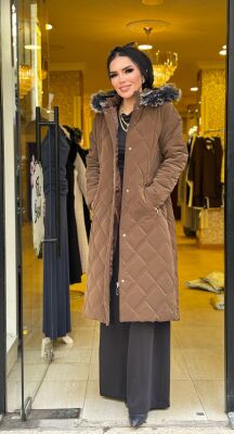 5478 KÜRKLÜ MONT KAHVERENGİ - 1