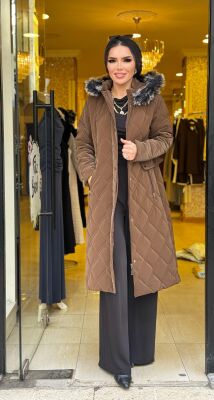 5478 KÜRKLÜ MONT KAHVERENGİ - 5