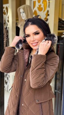 5478 KÜRKLÜ MONT KAHVERENGİ - 2