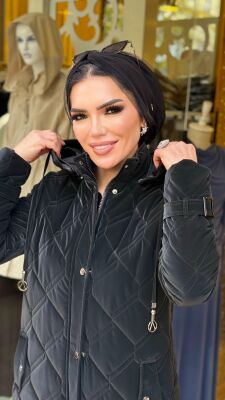 5478 KÜRKLÜ MONT SİYAH - 1