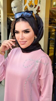 5545 HİRA MERSERİZE TINİK PUDRA PEMBESİ - 7