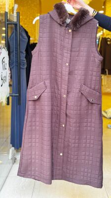 5597 CAPİTONE KÜRKLÜ YELEK KAHVRENGİ - 1