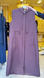 5598 CAPİTONE YELEK KAHVERENGİ - 