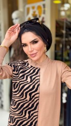 5666 ZEBRA TUNİK CAMEL - 