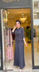 6023 LİYA SİYAH ELBİSE - 3