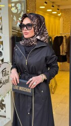 6190 SEÇKİN TRENÇ SİYAH - 